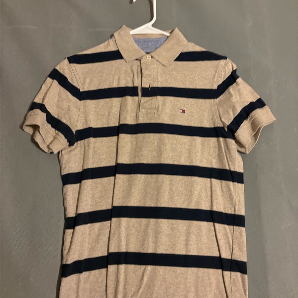 Men's Striped Polo Shirt